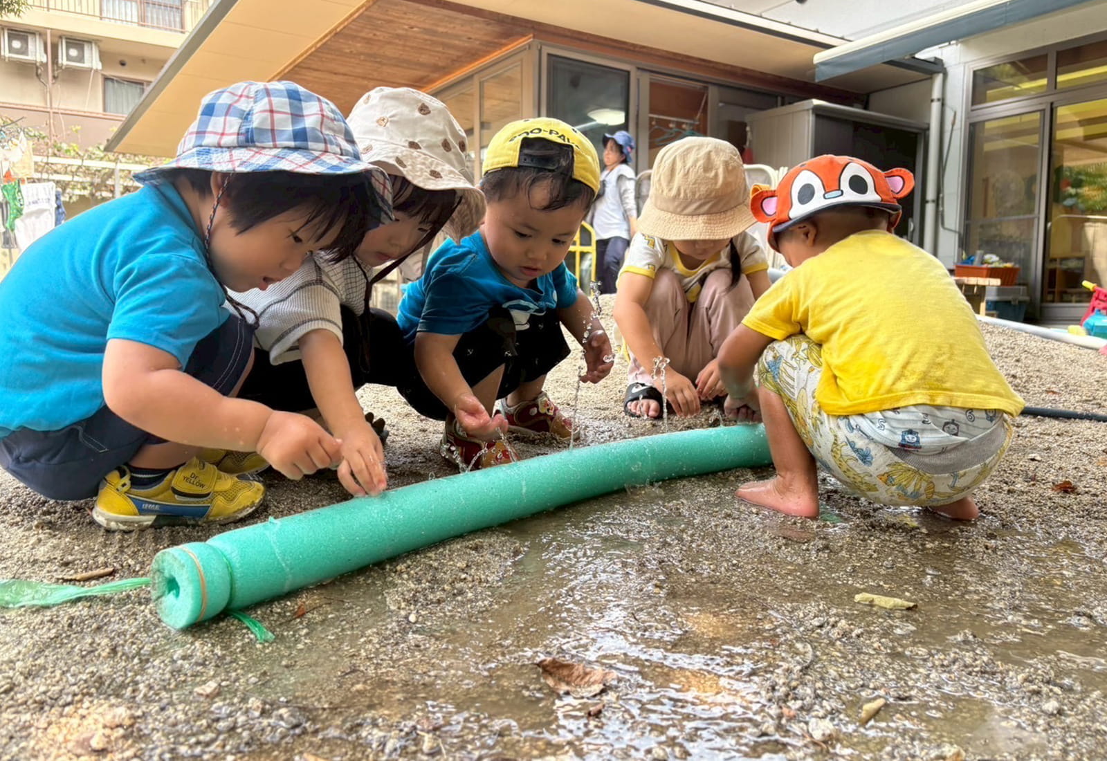 水遊び