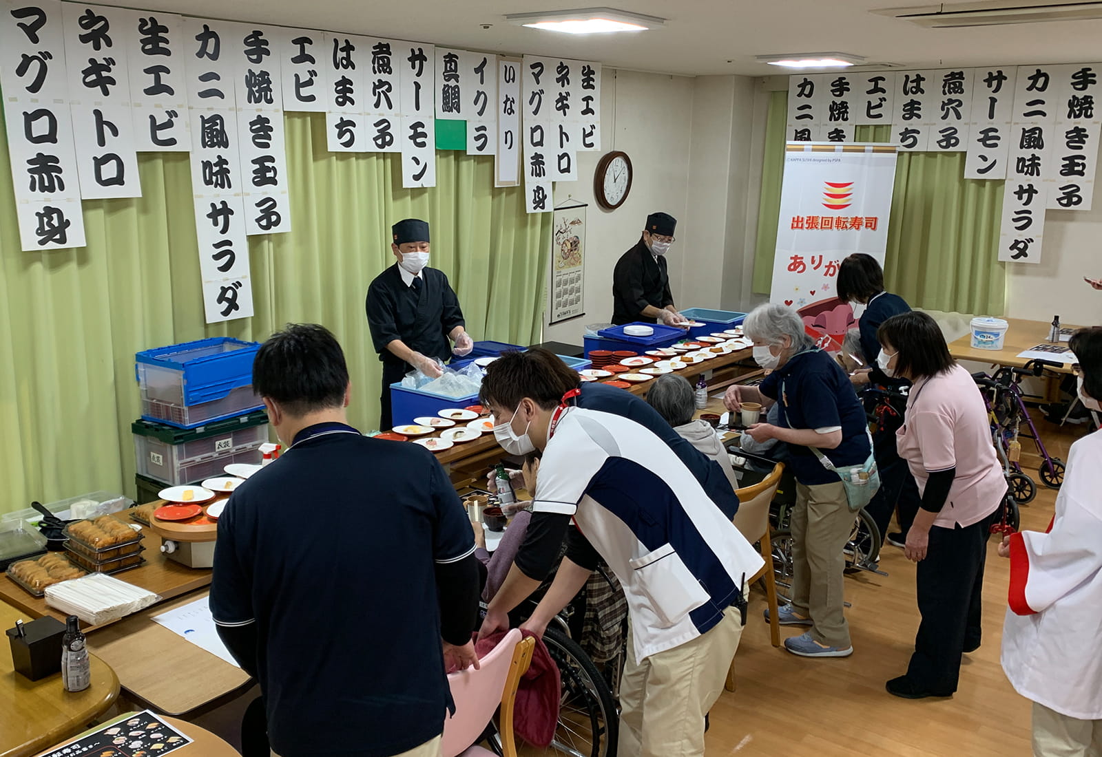 出張回転寿司